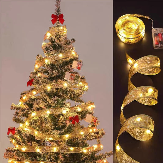 LED Silk Christmas Tree Lights β Festive Holiday Decoration String