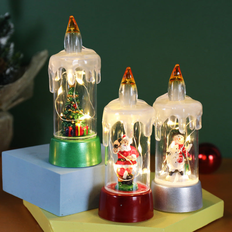 Christmas Candle Light – Festive Desktop Ornament