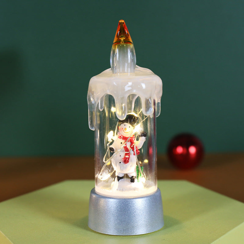 Christmas Candle Light – Festive Desktop Ornament