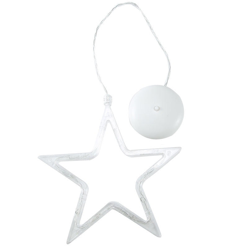 LED Christmas Window Lights – Santa, Elk & Snowman Holiday Decor