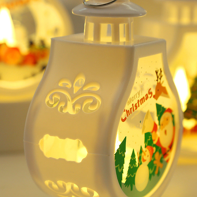 Romantic Christmas Candle Lamp Ornament