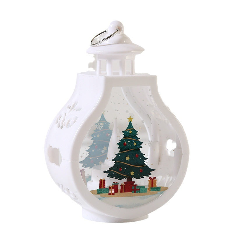 Romantic Christmas Candle Lamp Ornament