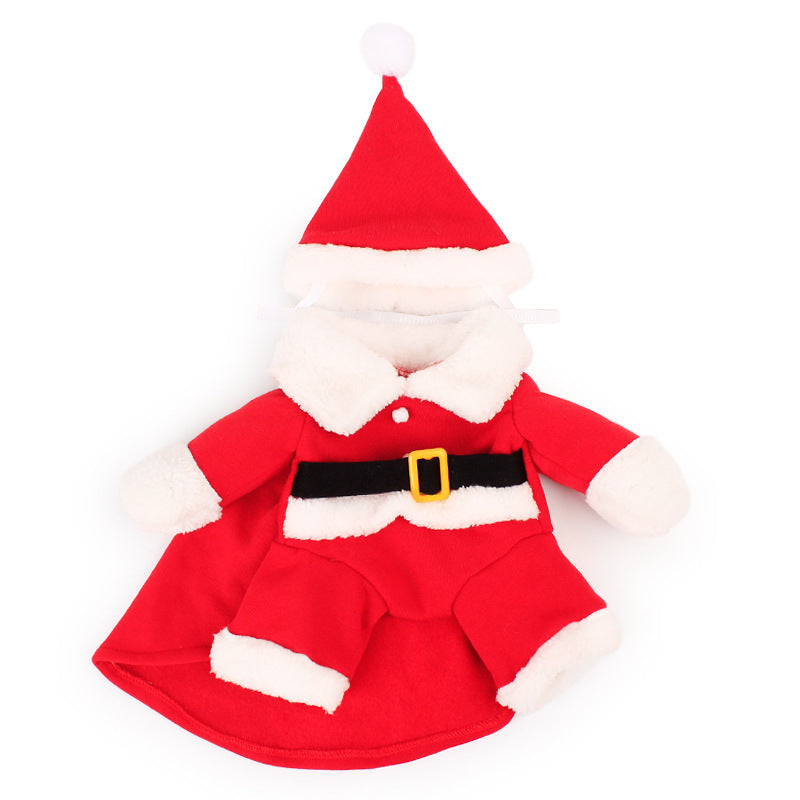 Pet Christmas Standing Costume – Festive Holiday Outfit