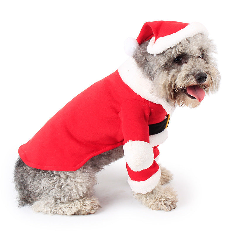 Pet Christmas Standing Costume – Festive Holiday Outfit