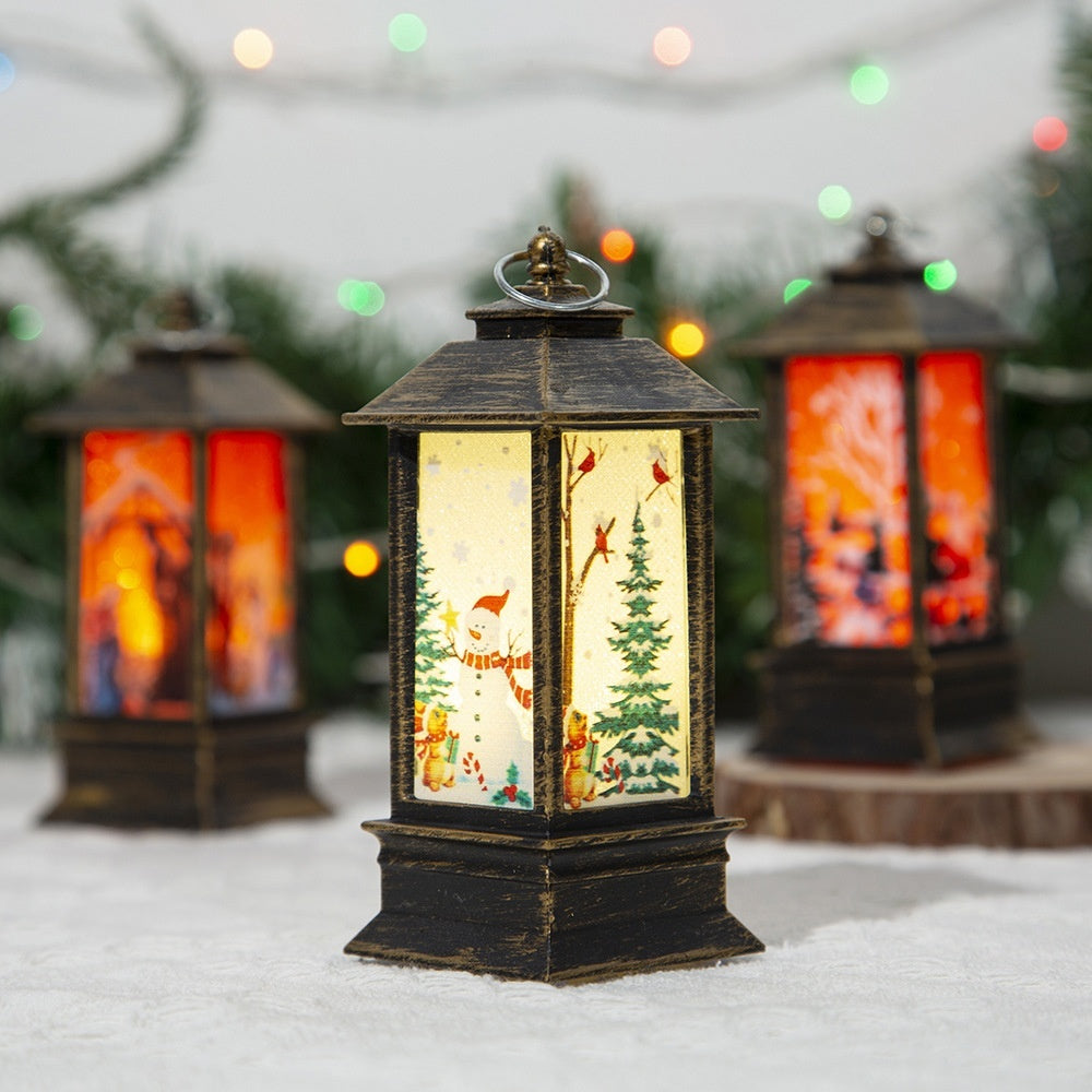 Christmas Santa Claus LED Lantern – Portable Christmas Hanging Light