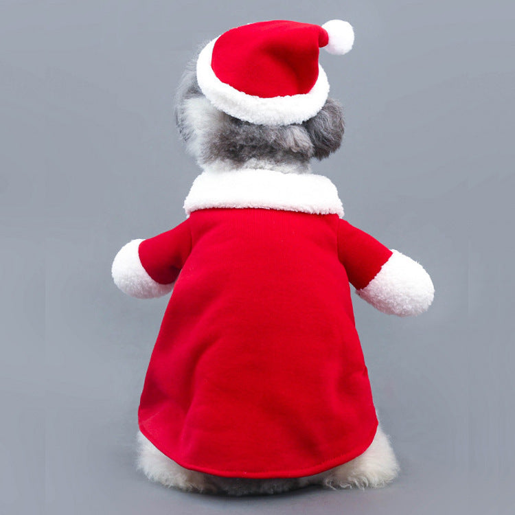 Pet Christmas Standing Costume – Festive Holiday Outfit