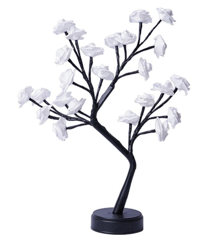 Rose Flower Tree Lamp – USB Fairy Light for Home & Holiday Decor