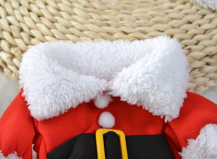 Pet Christmas Standing Costume – Festive Holiday Outfit