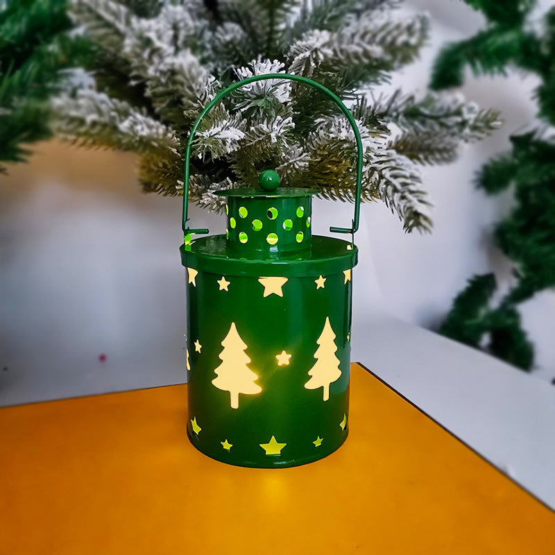 LED Christmas Candle Lantern – Nordic Holiday Decoration