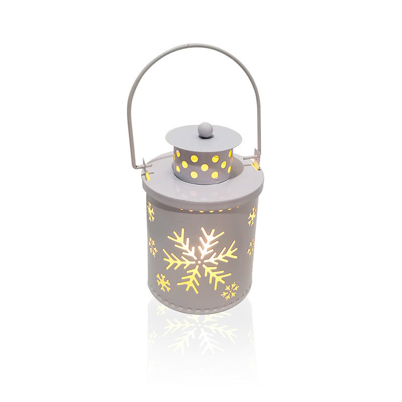 LED Christmas Candle Lantern – Nordic Holiday Decoration