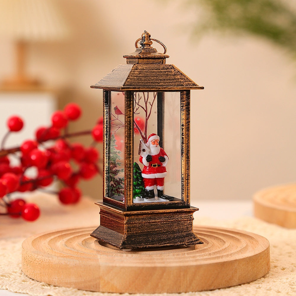 Christmas Santa Claus LED Lantern – Portable Christmas Hanging Light