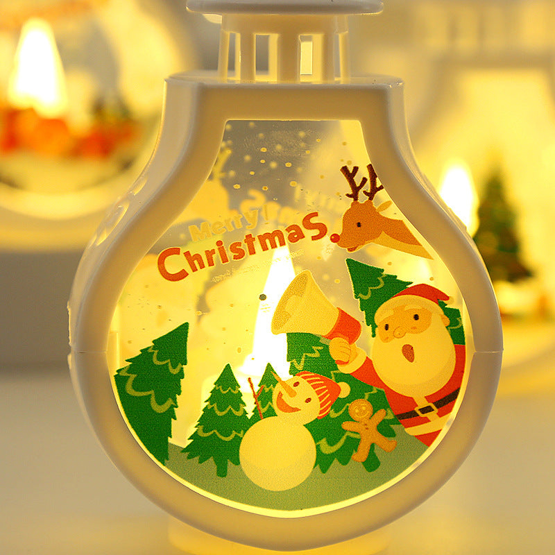 Romantic Christmas Candle Lamp Ornament