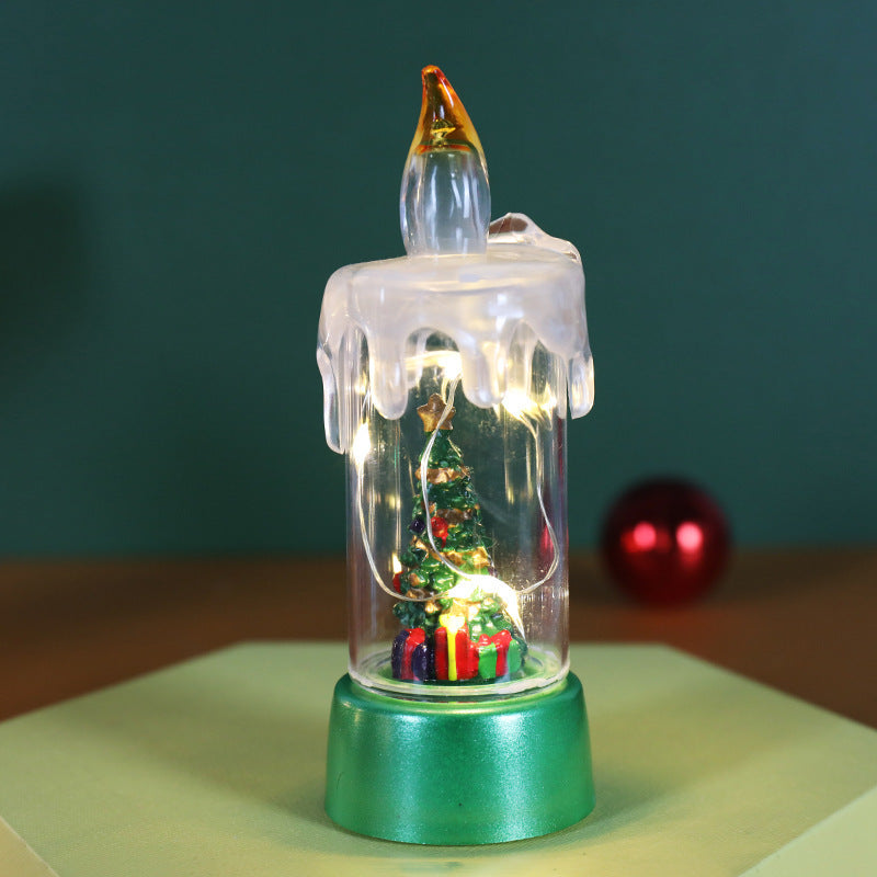 Christmas Candle Light – Festive Desktop Ornament