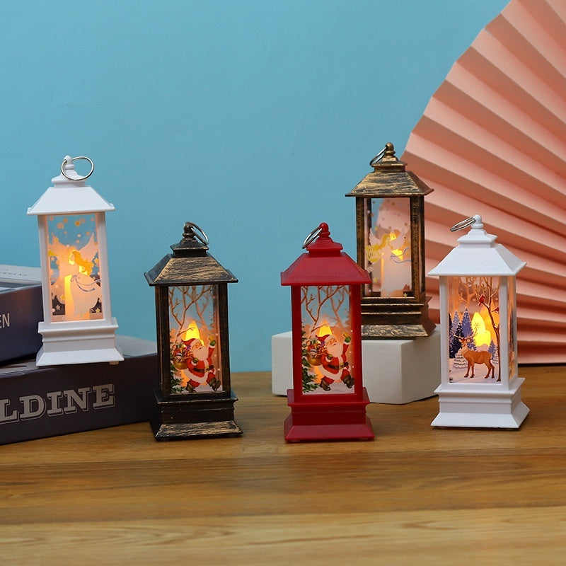Christmas Santa Claus LED Lantern – Portable Christmas Hanging Light