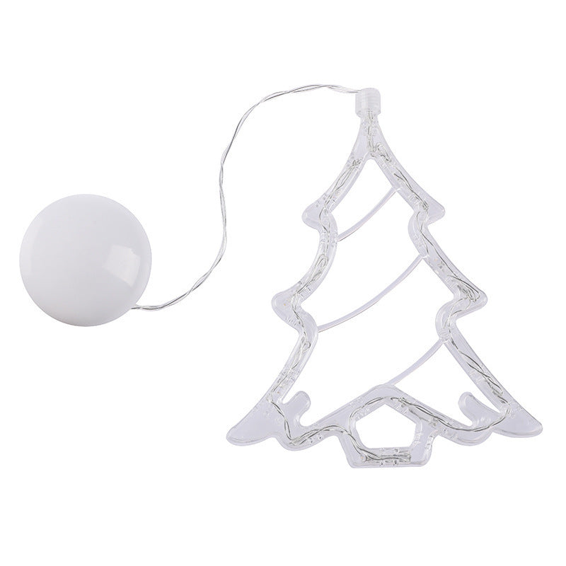 LED Christmas Window Lights – Santa, Elk & Snowman Holiday Decor