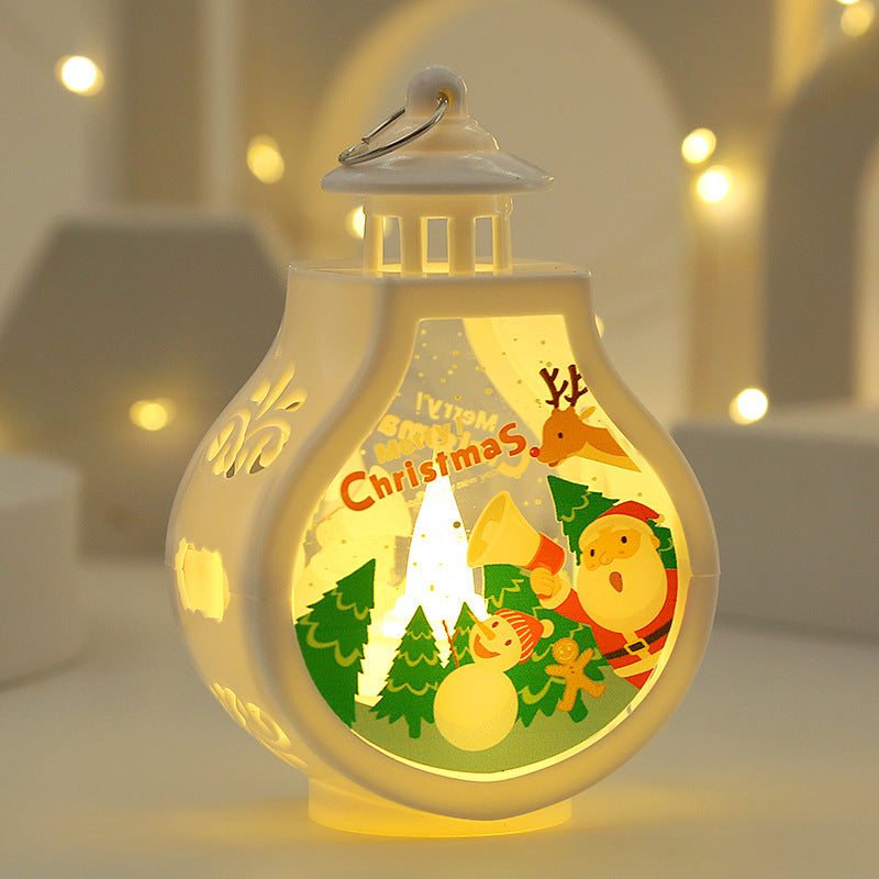 Romantic Christmas Candle Lamp Ornament