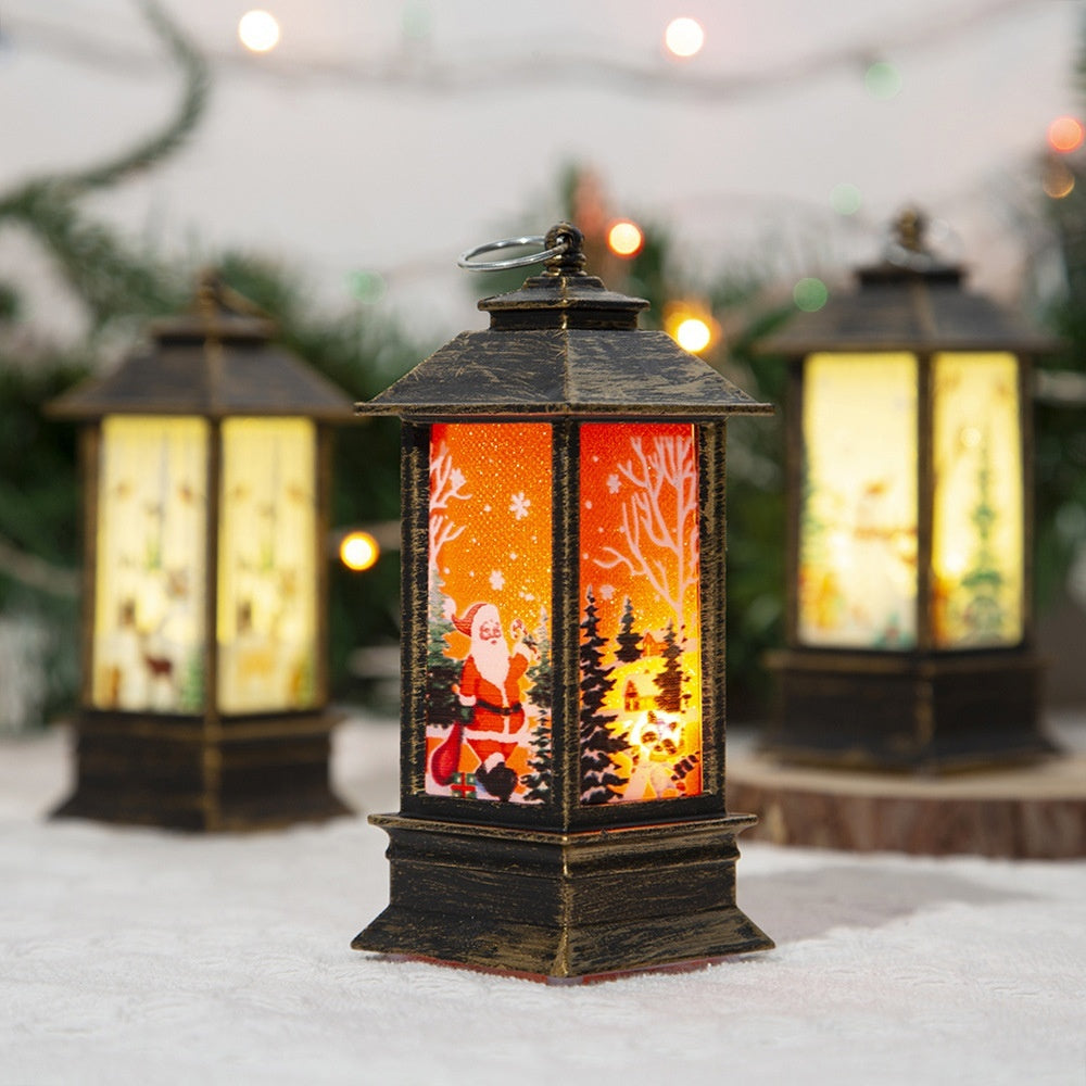 Christmas Santa Claus LED Lantern – Portable Christmas Hanging Light