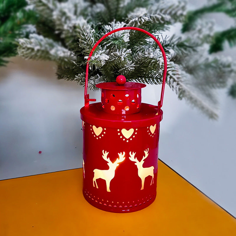 LED Christmas Candle Lantern – Nordic Holiday Decoration