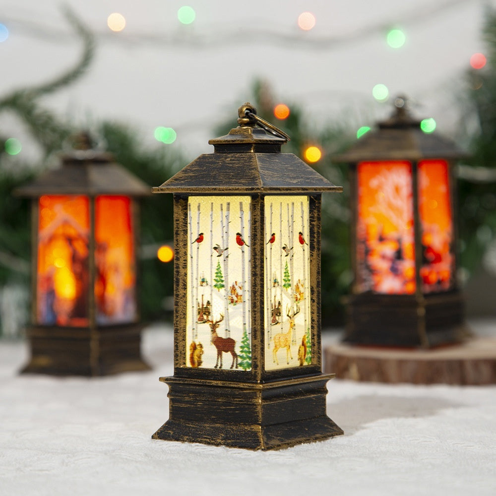 Christmas Santa Claus LED Lantern – Portable Christmas Hanging Light