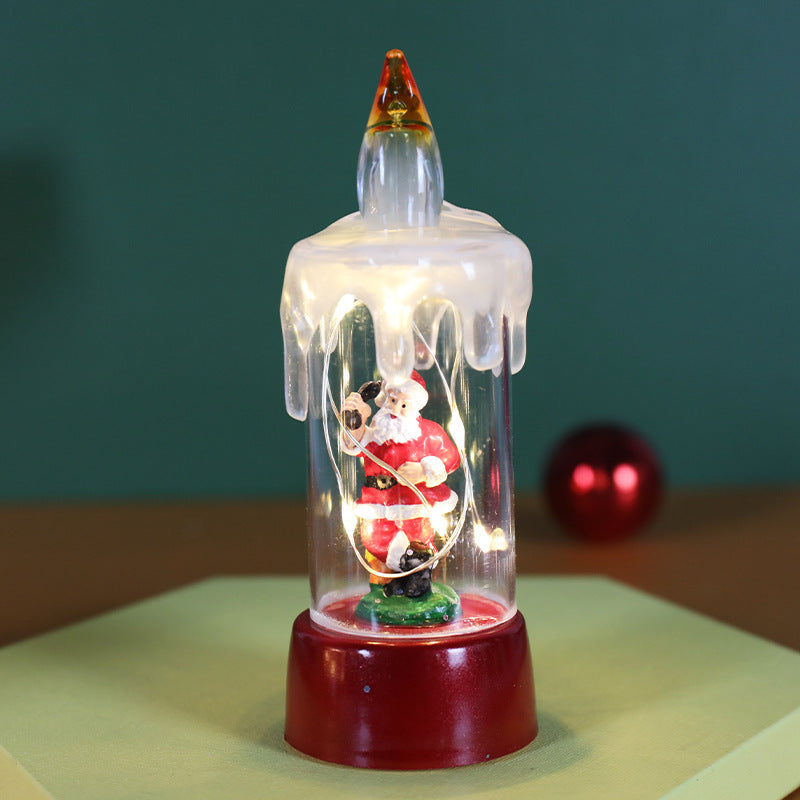 Christmas Candle Light – Festive Desktop Ornament