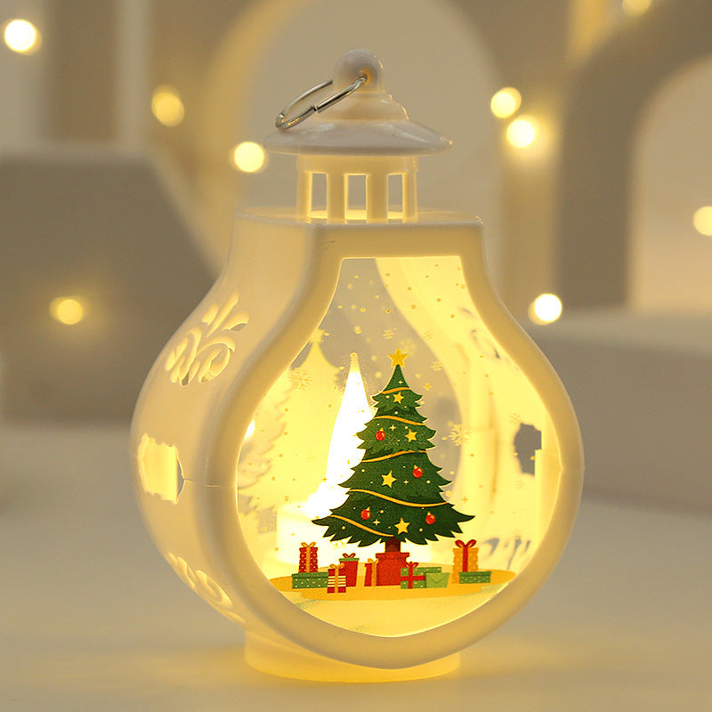 Romantic Christmas Candle Lamp Ornament