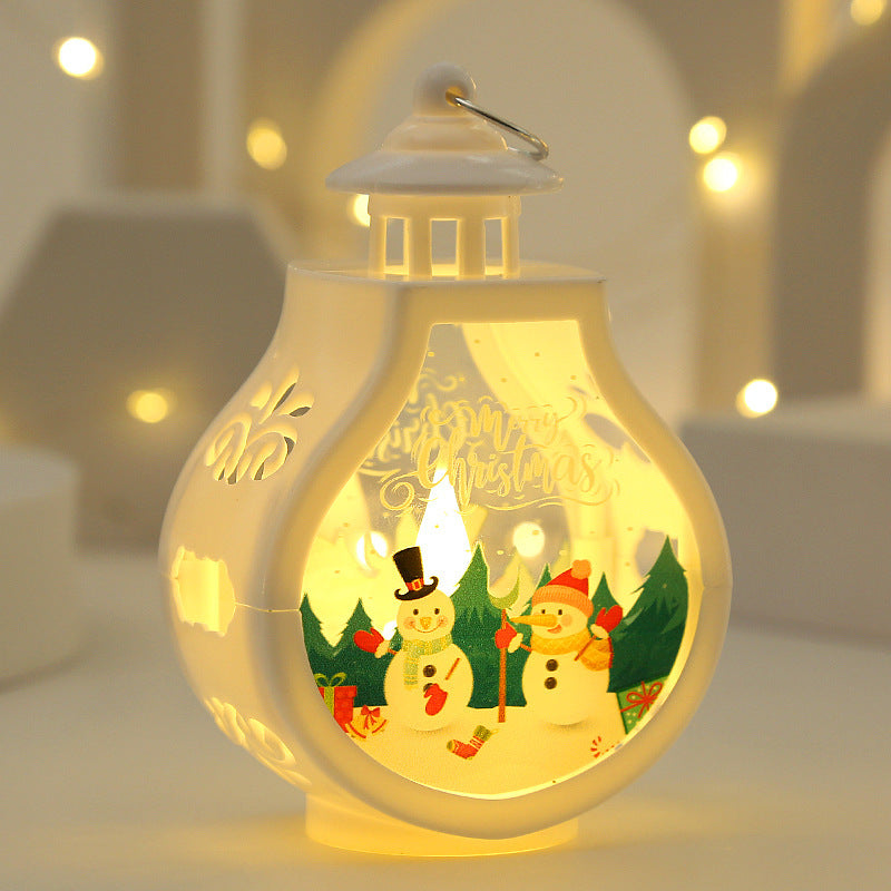 Romantic Christmas Candle Lamp Ornament