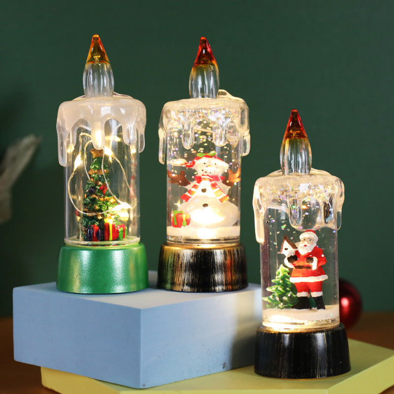 Christmas Candle Light – Festive Desktop Ornament