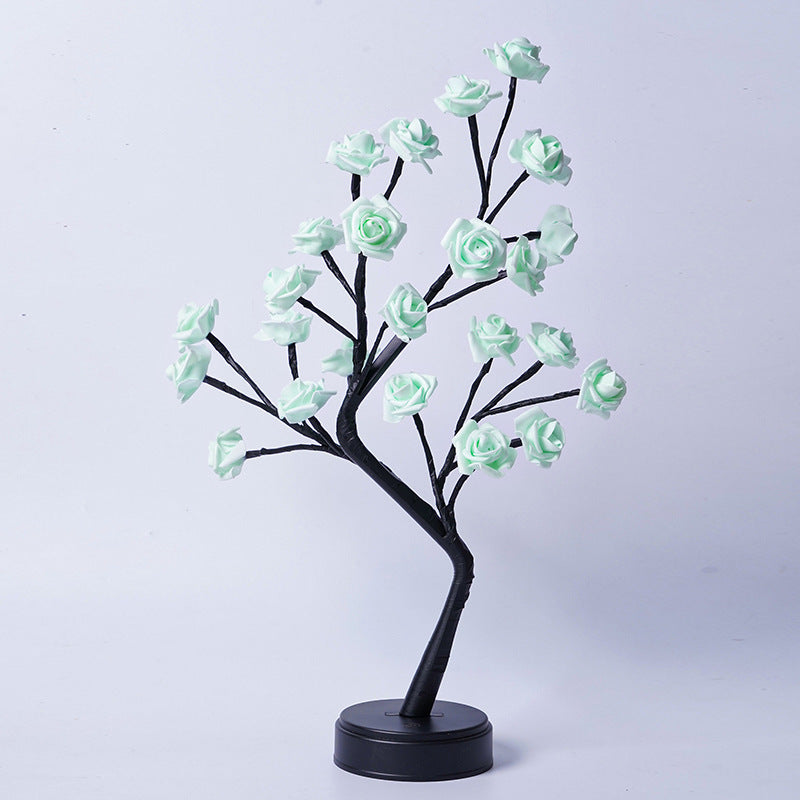 Rose Flower Tree Lamp – USB Fairy Light for Home & Holiday Decor