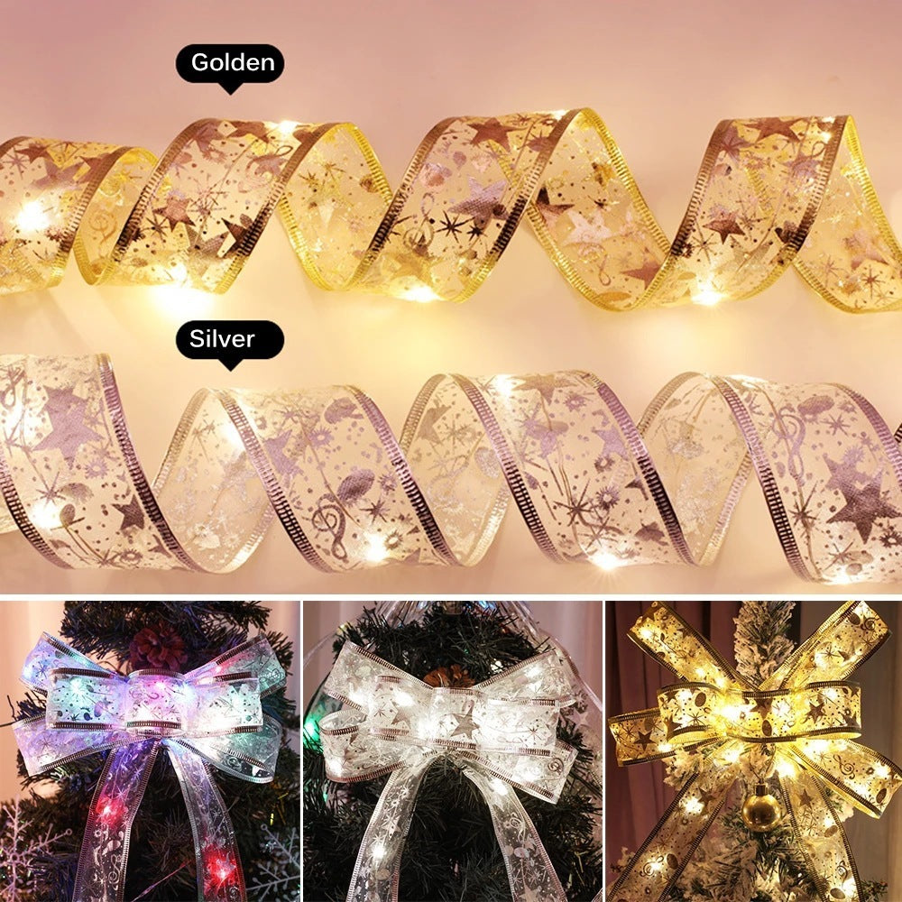 LED Silk Christmas Tree Lights – Festive Holiday Decoration String
