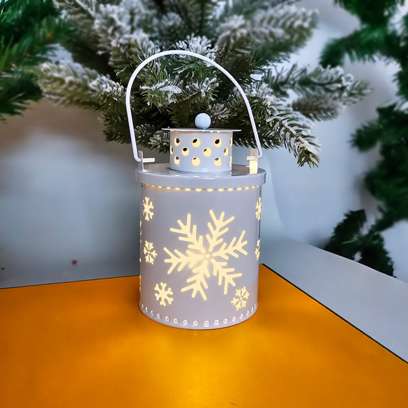 LED Christmas Candle Lantern – Nordic Holiday Decoration