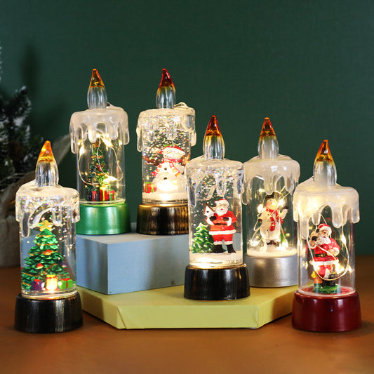 Christmas Candle Light – Festive Desktop Ornament