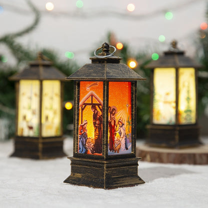 Christmas Santa Claus LED Lantern – Portable Christmas Hanging Light
