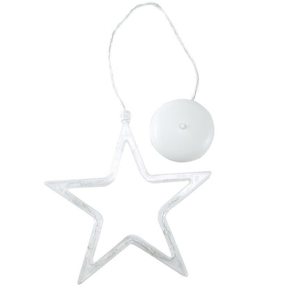 LED Christmas Window Lights – Santa, Elk & Snowman Holiday Decor