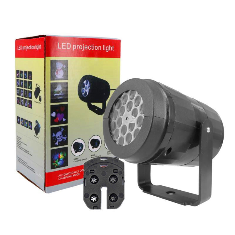 Snowflake Projector Light – LED Rotating Christmas Party Decor
