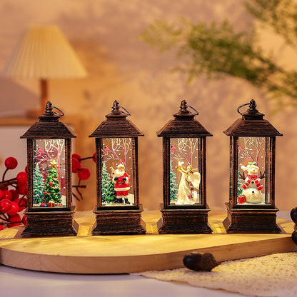 Christmas Santa Claus LED Lantern – Portable Christmas Hanging Light