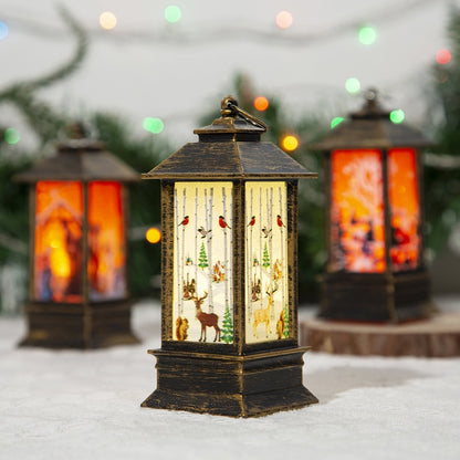 Christmas Santa Claus LED Lantern – Portable Christmas Hanging Light