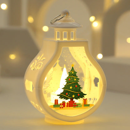 Romantic Christmas Candle Lamp Ornament