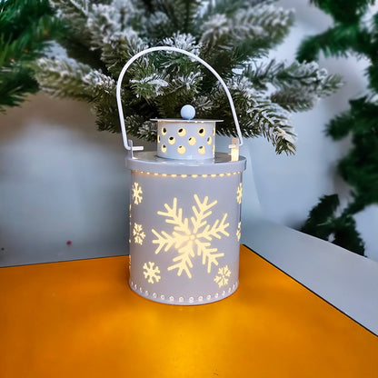 LED Christmas Candle Lantern – Nordic Holiday Decoration
